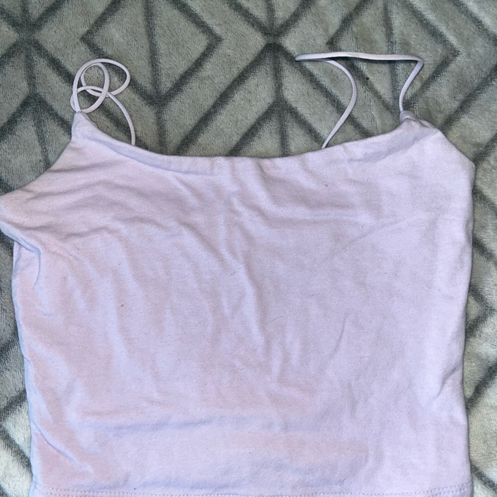 spaghetti, string crop top